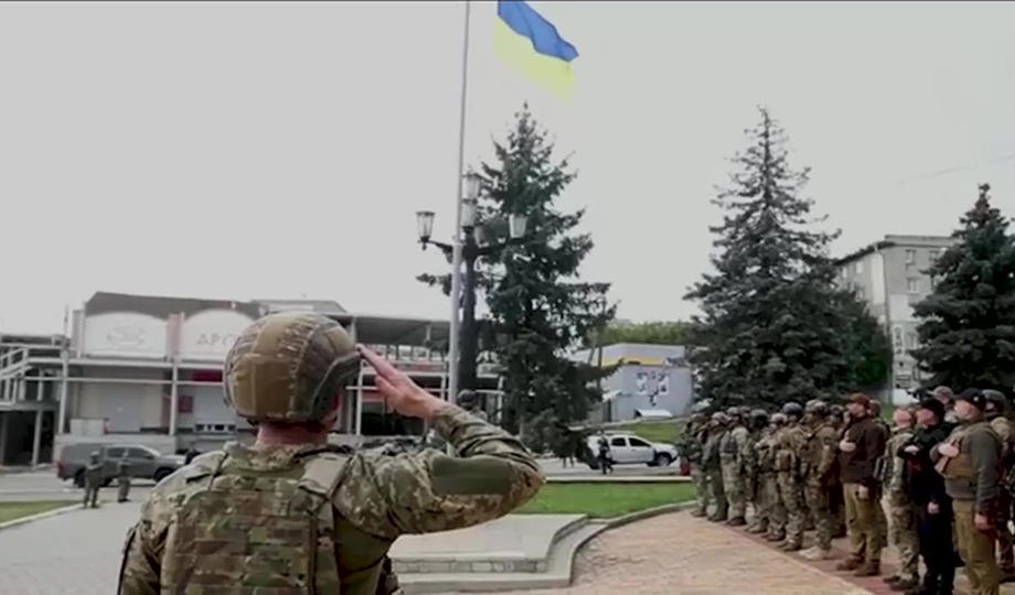 Українські військові у звільненій Балаклії 