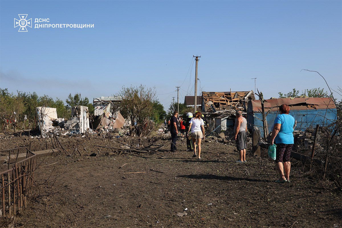 Наслідки обстрілу Дніпропетровщини