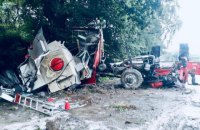 На Прикарпатье во время выезда на вызов разбилась пожарная машина, шесть спасателей госпитализированы