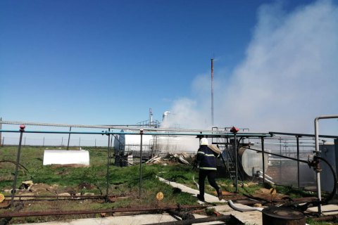 В Николаевской области при пожаре цистерны с мазутом пострадали 5 человек