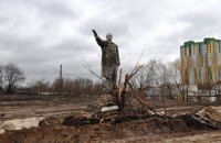В Киеве нашли уцелевший памятник Ленину