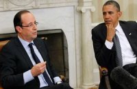 Обама и Олланд выступили за сохранение санкций против России