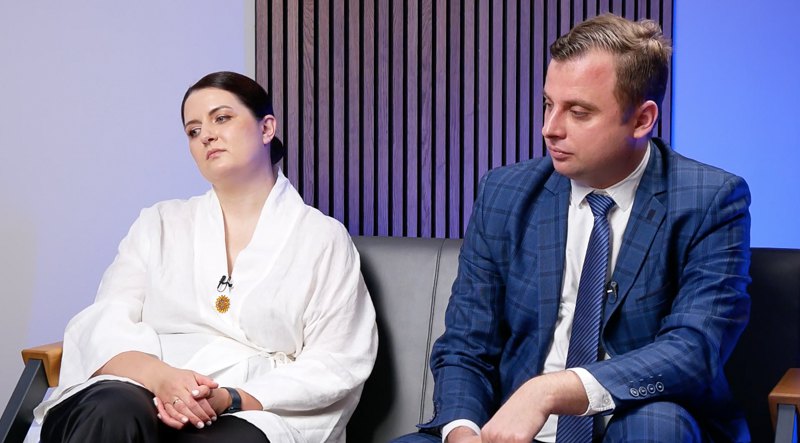 Анастасія Пристая і Євгеній Гончар