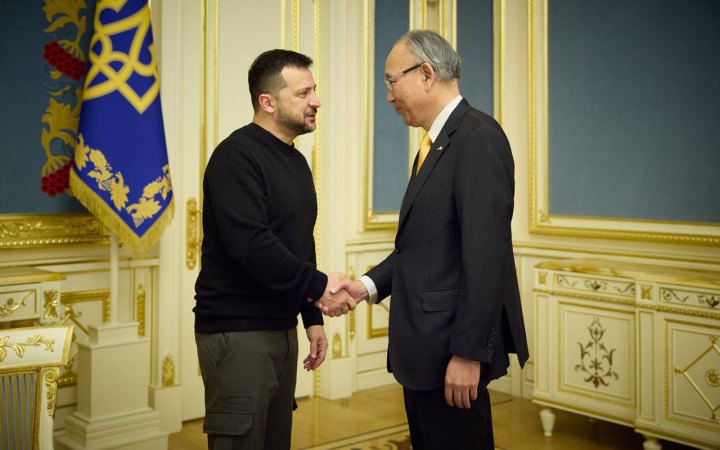 Зеленський зустрівся із послом Японії в Україні