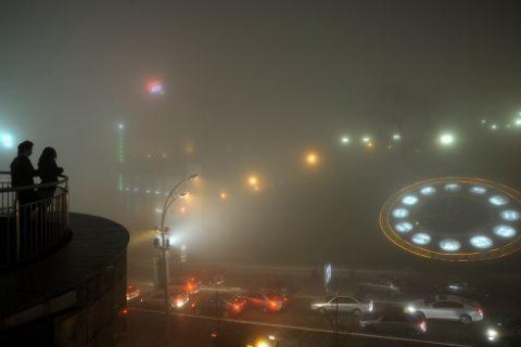ГосЧС предупреждает о высоком уровне загрязнения воздуха в Киеве