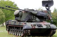 Німеччина передала Україні чотири зенітні самохідні артилерійські установки Gepard