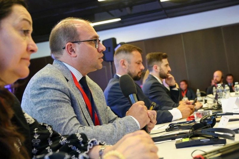 Денис Курбатов під час  URC 2026 у Ґданську.