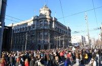 ​У столиці Сербії протестувальники оголосили про блокаду руху