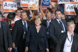 Меркель отдала свой голос на парламентских выборах в Германии