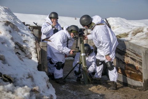 Пограничники провели минометные стрельбы в Черкасской области 