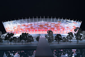 Главный стадион Польши на Евро-2012 откроют с опозданием в несколько месяцев