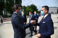 В Украину на переговоры приехал министр иностранных дел Италии