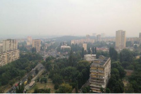 Концентрация вредных веществ в воздухе Киева в пределах нормы