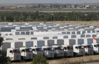 Вантажівки з гуманітарною допомогою РФ в'їдуть в Україну не раніше п'ятниці