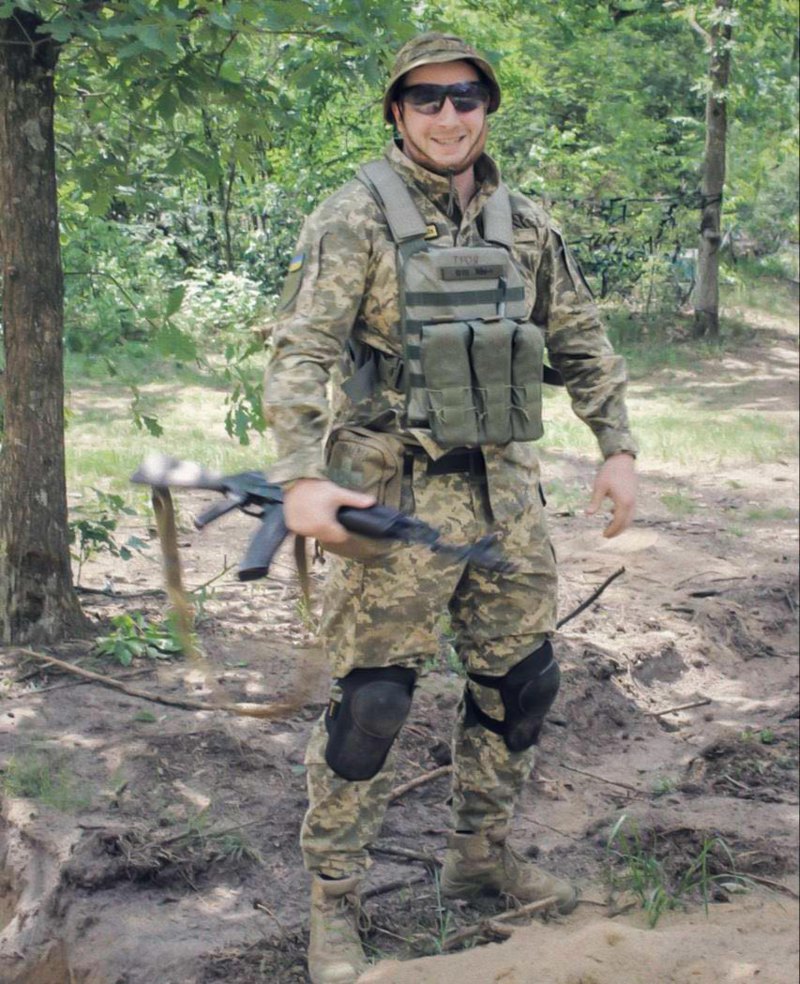 Олег Симороз під час служби.