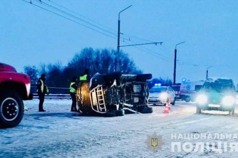 В Івано-Франківській області в ДТП загинули дві людини і п'ятеро отримали травми