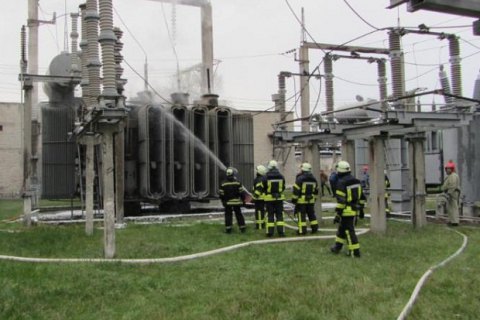 У Сєвєродонецьку згоріла трансформаторна підстанція