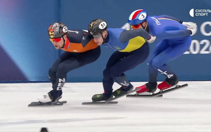 Олімпіада-2026: Олег Гандей виступив у втішному фіналі з шорт-треку. 