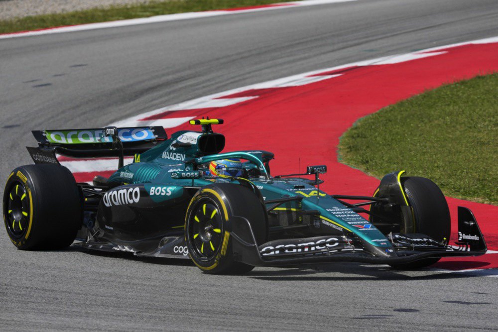 Фернандо Алонсо під час гонки