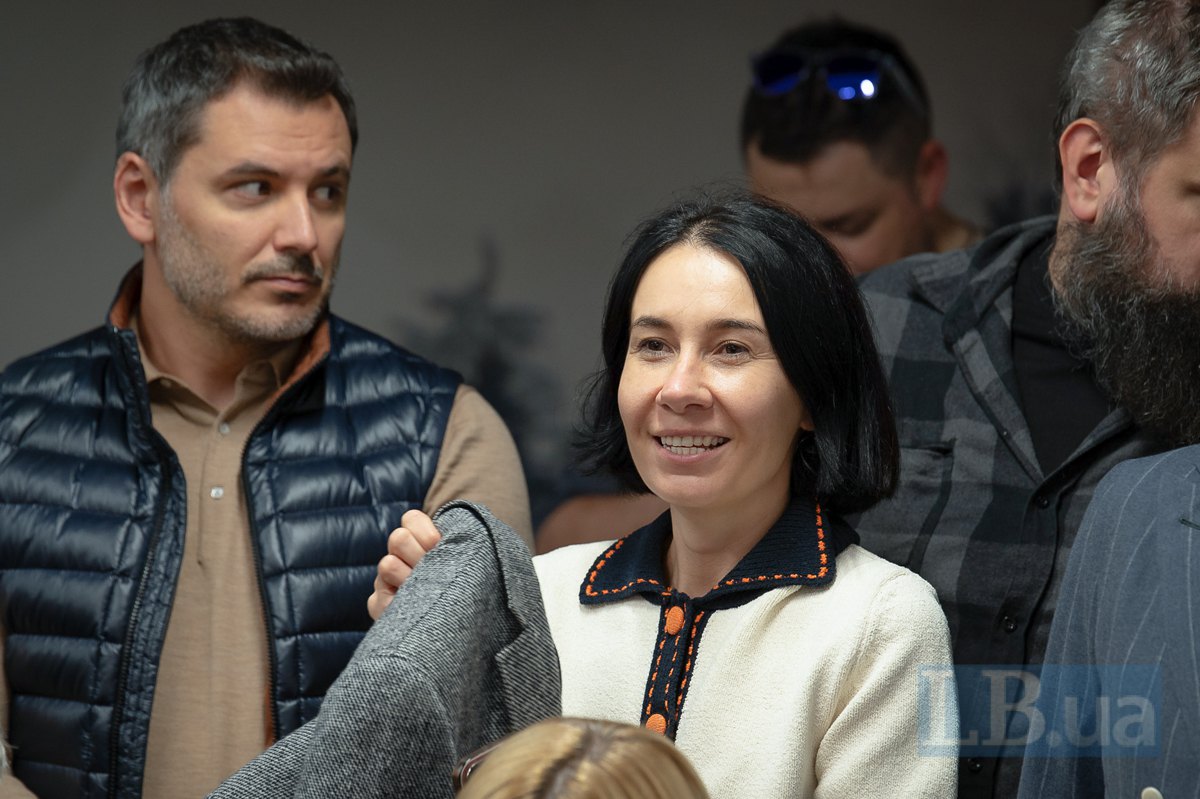 Гуля Соколова (КМЕФ) і нардеп Єгор Чернєв