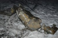 На окраине Запорожья повалили памятник Ленину