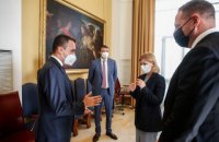 Ермак и Стефанишина в Риме обсудили ситуацию на Донбассе с главой МИД Италии