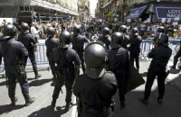 Протестующих шахтеров в Мадриде разогнали резиновыми пулями