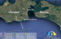 Российские военные переместили и замаскировали захваченные украинские катера