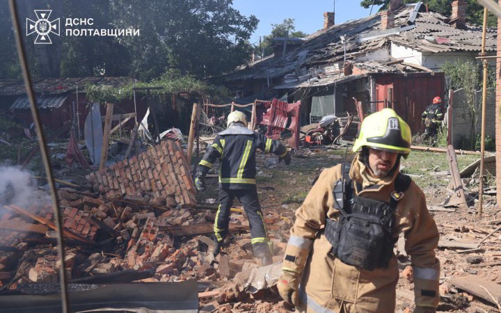 Головне за ніч та ранок четверга, 3 липня: атака на Одесу, удар по ТЦК в Полтаві, 185 боєзіткнень, наслідки вибухів у Житомирі