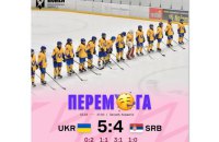 Українські хокеїстки здобули вольову перемогу над суперницями з Сербії