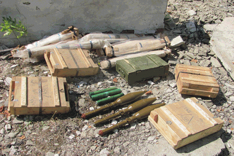 У депутата горсовета в Донецкой области нашли арсенал оружия