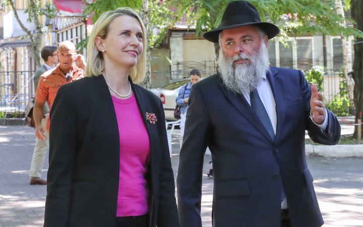 Посол США Брінк зустрілась із головним рабином Києва