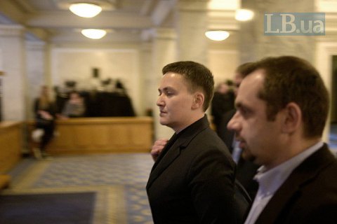 Регламентный комитет Рады получил представления на Савченко