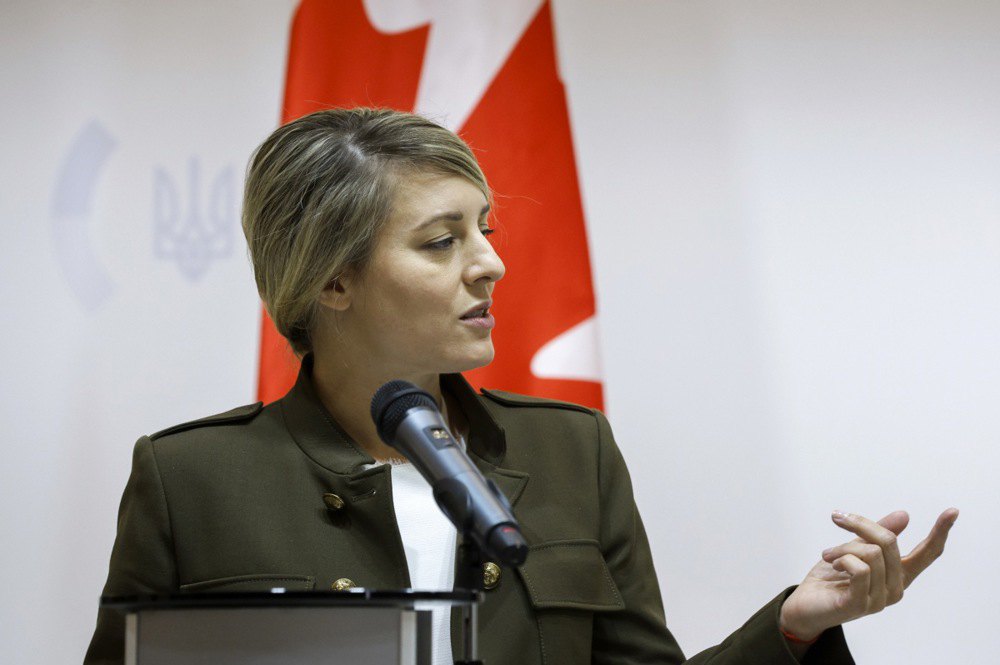 Очільниця Міністерства закордонних справ Канади Мелані Жолі в Києві
