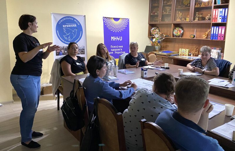 Медпрацівники первинної ланки проходять навчальні тренінги mhGAP у рамках Всеукраїнської програми ментального здоров’я за
підтримки ВООЗ у Дніпропетровській області