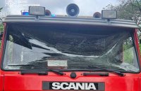 ​На Донеччині росіяни атакували рятувальників: пошкоджена пожежна техніка