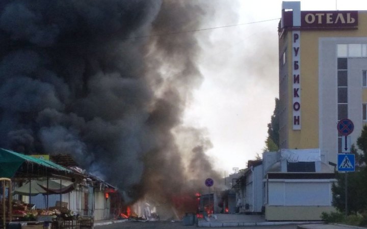 У тимчасово окупованому Донецьку горять об'єкти залізничної інфраструктури