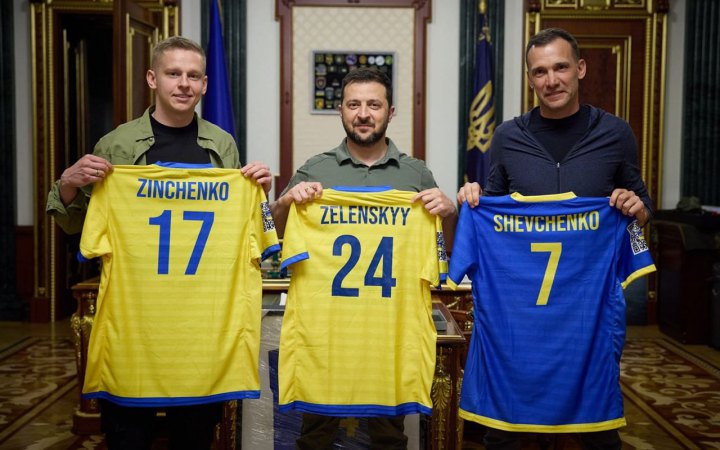 Зеленський привітав збірну України зі здобуттям путівки на Євро