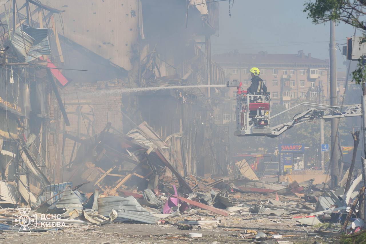 Наслідки удару по Києву, 24 травня