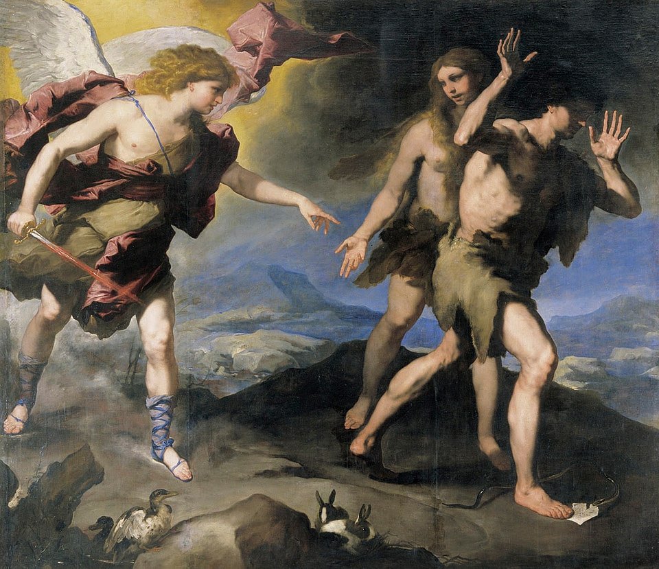 Вигнання з раю' Художник Лука Джордано