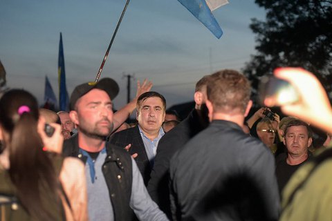 Полиция открыла дело о пересечении Саакашвили госграницы в "Шегинях" (обновление)