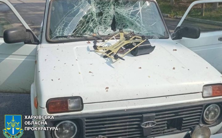 Російський дрон атакував цивільне авто на Харківщині, є постраждалі