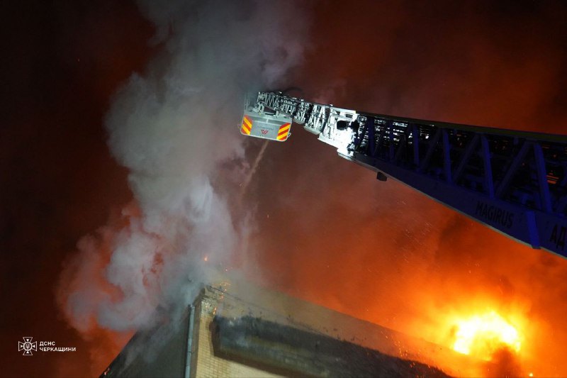 Ліквідація пожежі у Черкасах