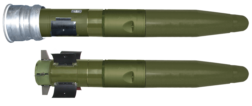 Постріл з протитанковою керованою ракетою «КОНУС»