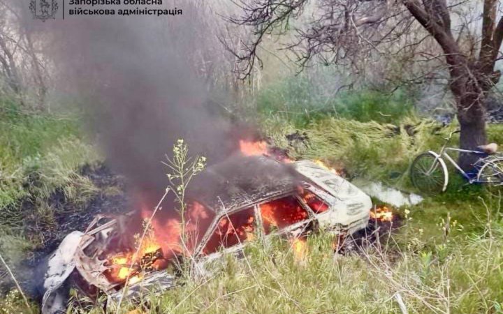 Росіяни атакували цивільне авто у Запорізькій області