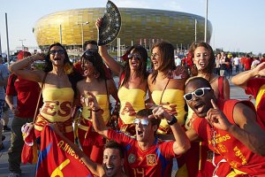 Донецк ожидает 10 тысяч испанских фанатов