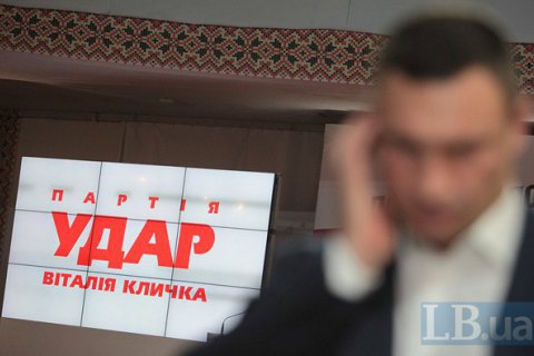 "УДАР" набирает почти 29% голосов на выборах в Киевраду, - соцопрос