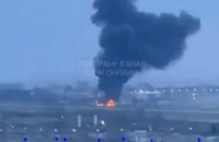 Сім російських аеропортів одночасно зупиняли роботу через дрони