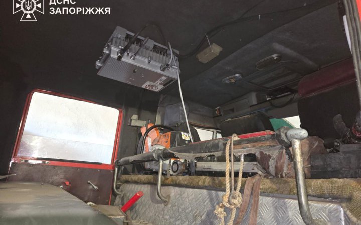 У Запорізькій області рятувальники потрапили під російський обстріл