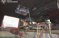 У Запорізькій області рятувальники потрапили під російський обстріл